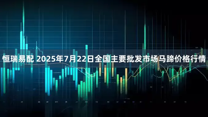 恒瑞易配 2025年7月22日全国主要批发市场马蹄价格行情